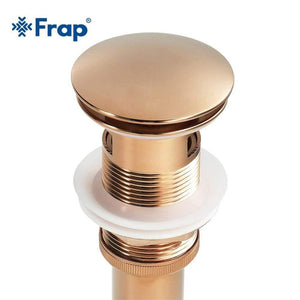 Planet Gates Bathroom Basin Sink Pop Up Drain Brass with Overflow Vanity bath Sink Waste Drainer 8 Colors Bathroom accessories Y81034