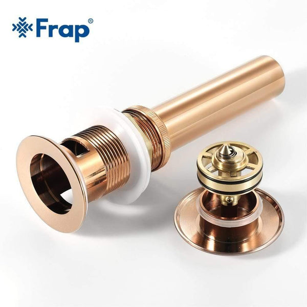 Planet Gates Bathroom Basin Sink Pop Up Drain Brass with Overflow Vanity bath Sink Waste Drainer 8 Colors Bathroom accessories Y81034