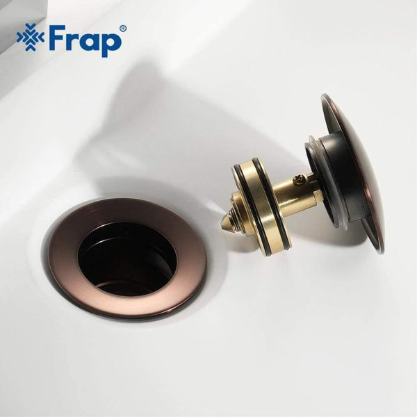 Planet Gates Bathroom Basin Sink Pop Up Drain Brass with Overflow Vanity Sink Waste Drainer 8 Colors Bathroom accessories Y81033