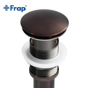 Planet Gates Bathroom Basin Sink Pop Up Drain Brass with Overflow Vanity Sink Waste Drainer 8 Colors Bathroom accessories Y81033