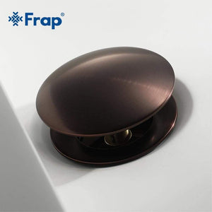 Planet Gates Bathroom Basin Sink Pop Up Drain Brass with Overflow Vanity Sink Waste Drainer 8 Colors Bathroom accessories Y81033