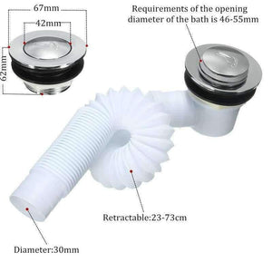 Planet Gates Bathroom Bathtub Drain Shower Room Brass Bathtub Waste Drain Bath Filter Waste Finished Drainer Bathroom Product