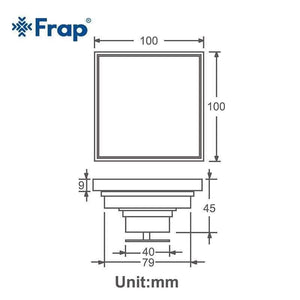 Planet Gates Bathroom Fish Lotus Pattern Brass Copper Deodorant Bathroom Shower Floor Drain for Kitchen Balcony Y38065