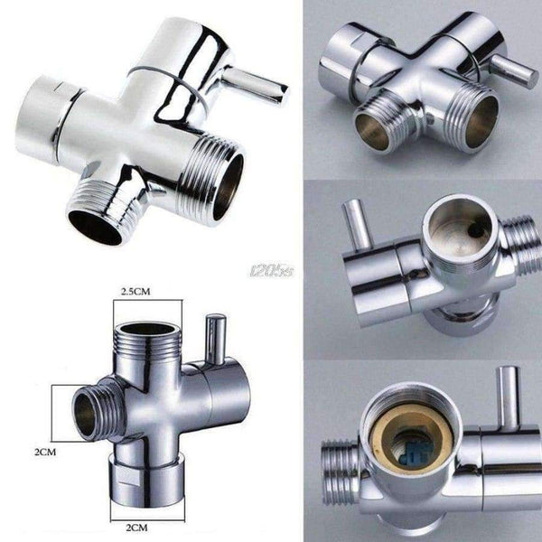 Planet Gates Bathroom Fixture T-adapter 3 Ways Valve For Diverter Bath Toilet Bidet Sprayer Shower Head New Q01 Dropship