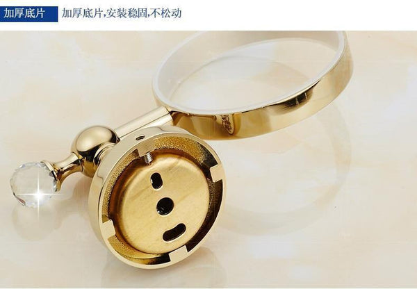 Planet Gates Bathroom Hardware Set Antique Gold&Crystal Bathroom Accessories Sets Bathroom Products FE1