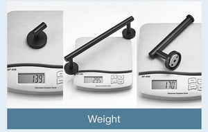 Planet Gates Bathroom Hardware Set Black Robe Hook Single Towel Bar Robe Hook Paper Holder Bathroom Accessories Y38124-2