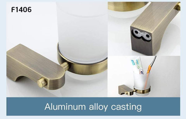 Planet Gates Bathroom Hardware Sets Towel Rack Bath Toilet Paper Holder Toothbrush Holder Bathroom Accessories F14