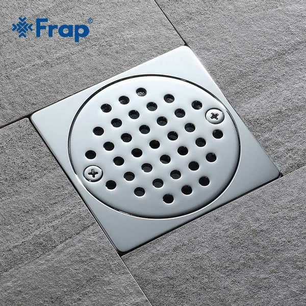 Planet Gates Bathroom Kitchen Balcony Shower Floor Drains 9*9cm Waste Grate Square Floor Shower Drain Waste Grate Drain Y38098 (Y38098)