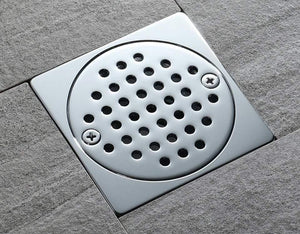 Planet Gates Bathroom Kitchen Balcony Shower Floor Drains 9*9cm Waste Grate Square Floor Shower Drain Waste Grate Drain Y38098 (Y38098)