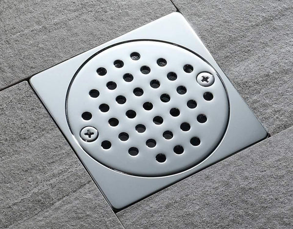 Planet Gates Bathroom Kitchen Balcony Shower Floor Drains 9*9cm Waste Grate Square Floor Shower Drain Waste Grate Drain Y38098 (Y38098)
