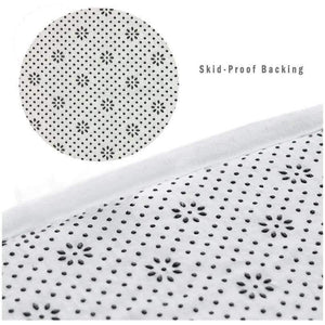 Planet Gates Bathroom Mat Sets 3 Piece Beach Sea Shell Pattern Toilet Mat Anti Slip Bathroom Rug Set Bathroom Products