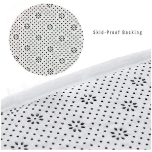 Planet Gates Bathroom Mat Sets 3 Piece Beach Sea Shell Pattern Toilet Mat Anti Slip Bathroom Rug Set Bathroom Products