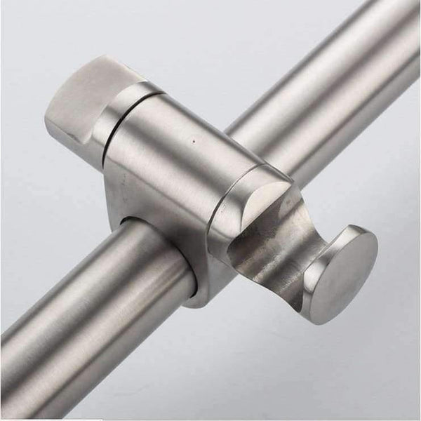 Planet Gates Bathroom Product Stainless Steel Shower Head Bar Stainless Steel Pipe Stainless Steel Adjustable Shower Sliding Bar Holder