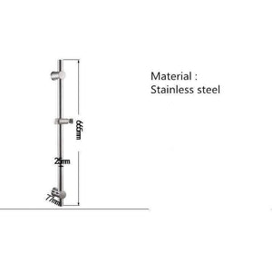 Planet Gates Bathroom Product Stainless Steel Shower Head Bar Stainless Steel Pipe Stainless Steel Adjustable Shower Sliding Bar Holder