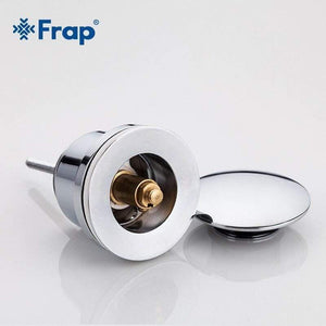 Planet Gates Bathtub Drain Bath Basin Overflow Hole Sink Tap Push Button Pop Up Waste Plug Slotted Kitchen Sinks Drains F61 F62