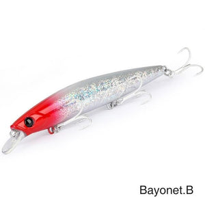 Planet Gates BAYONET 135S-B / 135mm 26.4g Ultra Long Casting 135S Saltwater Sinking Minnow BAYONET 135mm 26.4g Tungaten Weight Fishing Lure Seabass Hard Bait