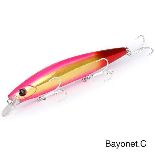 Planet Gates BAYONET 135S-C / 135mm 26.4g Ultra Long Casting 135S Saltwater Sinking Minnow BAYONET 135mm 26.4g Tungaten Weight Fishing Lure Seabass Hard Bait