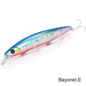 Planet Gates BAYONET 135S-E / 135mm 26.4g Ultra Long Casting 135S Saltwater Sinking Minnow BAYONET 135mm 26.4g Tungaten Weight Fishing Lure Seabass Hard Bait