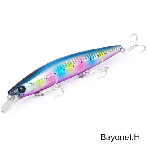 Planet Gates BAYONET 135S-H / 135mm 26.4g Ultra Long Casting 135S Saltwater Sinking Minnow BAYONET 135mm 26.4g Tungaten Weight Fishing Lure Seabass Hard Bait