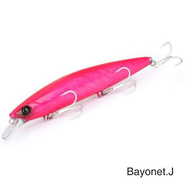 Planet Gates BAYONET 135S-J / 135mm 26.4g Ultra Long Casting 135S Saltwater Sinking Minnow BAYONET 135mm 26.4g Tungaten Weight Fishing Lure Seabass Hard Bait