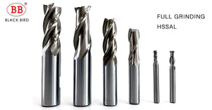 Planet Gates BB End Mills High Precision HSS Metal Cutter Co8 Cobalt D1-32mm 2 3 4 Flutes Teeth Aluminum Milling Tool Key Seater Router Bit