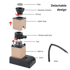 BBQ Grill Smoker Cold Smoke Generator Salmon Fish Bacon Meat Smoker Food Smoking Gun Kitchen Bar Molecular Cuisine Cooking Tool