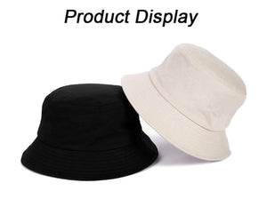 Planet Gates Beach Bucket Cap Unisex Cotton Bucket Hats Women Men Summer Sunscreen Hat Solid color Sunbonnet Outdoor Fisherman's Hat
