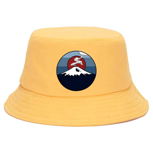 Planet Gates Beach Bucket Cap Unisex Cotton Bucket Hats Women Men Summer Sunscreen Hat Solid color Sunbonnet Outdoor Fisherman's Hat