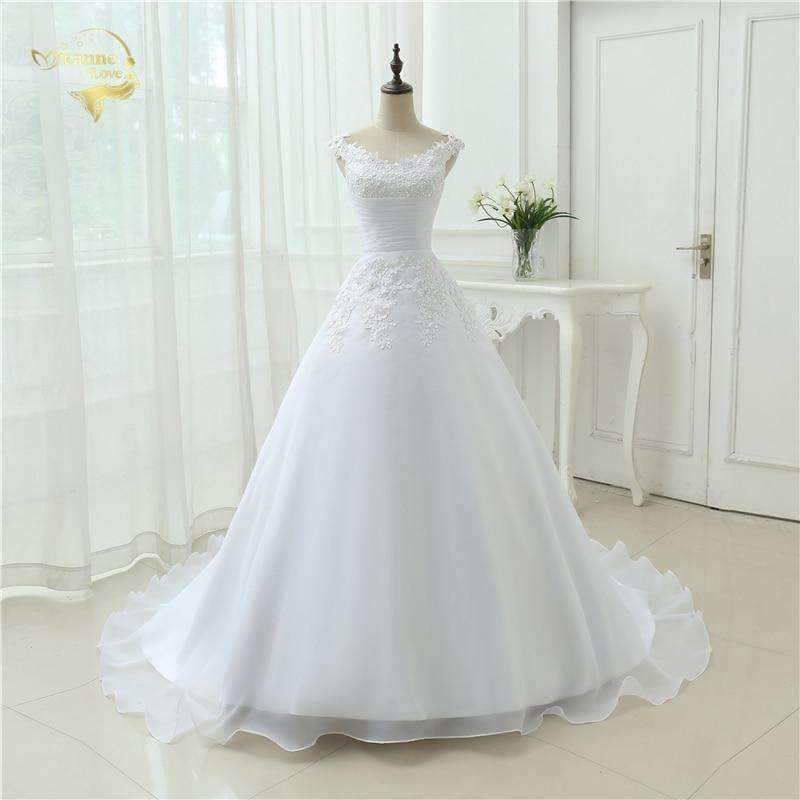 Planet Gates Beach Wedding Dress Casamento A line Cap Sleeves Robe De Mariage Vintage Boho Lace Wedding Dresses 2018 OW 7800