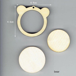 Planet Gates bear Art Works Sewing Cross Stitch Bag Clothes Earring Embroidery Frame Embroidery Hoop Ring 15 Types DIY Crafts Tool