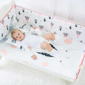 Planet Gates Bear Baby Bed Sheet Pure Cotton Crib Mattress Cover For Kids Cute Cartoon Pattern Baby Fitted Sheets Baby Bedding Photography Props