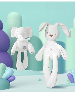 Planet Gates Bear Rabbit Elephant Toys 0-12 Month Infant Sleeping Cute Bunny Bed Stroller Plush Doll Pram Kid Animal Hanging Ring Toy игрушки