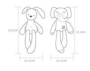 Planet Gates Bear Rabbit Elephant Toys 0-12 Month Infant Sleeping Cute Bunny Bed Stroller Plush Doll Pram Kid Animal Hanging Ring Toy игрушки