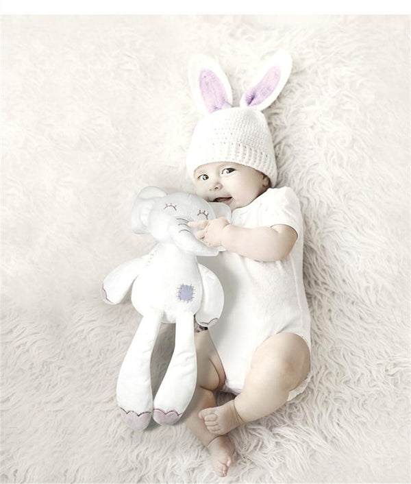 Planet Gates Bear Rabbit Elephant Toys 0-12 Month Infant Sleeping Cute Bunny Bed Stroller Plush Doll Pram Kid Animal Hanging Ring Toy игрушки
