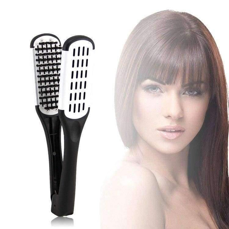 Planet Gates Beauty Health Hair Care Styling Straightening Natural Boar Bristle Brush Ceramic-Coated vented plates Great for all Hair types