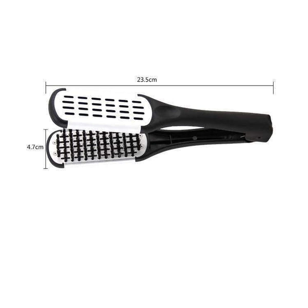 Planet Gates Beauty Health Hair Care Styling Straightening Natural Boar Bristle Brush Ceramic-Coated vented plates Great for all Hair types