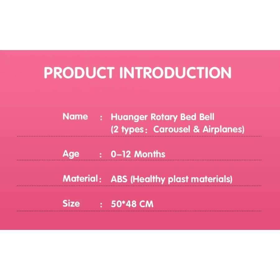 Planet Gates bed bell Huanger Musical Crib Mobile Bed Bell Baby Rattle Rotating Bracket Projecting Toys for 0-12 Months Newborn Kids Christening gift