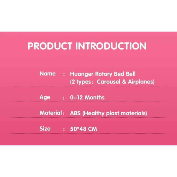 Planet Gates bed bell Huanger Musical Crib Mobile Bed Bell Baby Rattle Rotating Bracket Projecting Toys for 0-12 Months Newborn Kids Christening gift