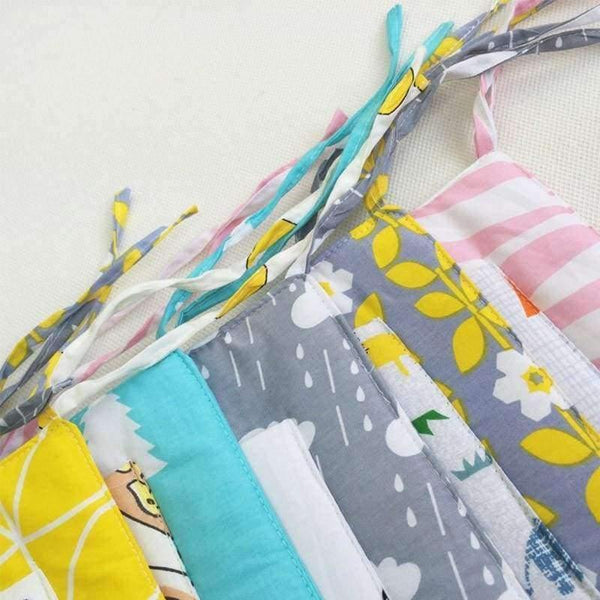 Planet Gates Bed Hanging Storage Bag Baby Cot Bed Brand Baby Cotton Crib Organizer 60*50cm Toy Diaper Pocket for Crib Bedding Set