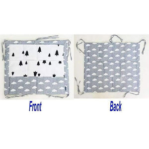 Planet Gates Bed Hanging Storage Bag Baby Cot Bed Brand Baby Cotton Crib Organizer 60*50cm Toy Diaper Pocket for Crib Bedding Set