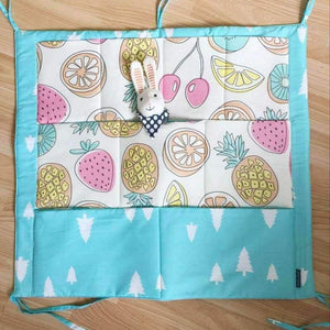 Planet Gates Bed Hanging Storage Bag Baby Cot Bed Brand Baby Cotton Crib Organizer 60*50cm Toy Diaper Pocket for Crib Bedding Set