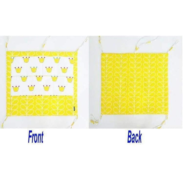 Planet Gates Bed Hanging Storage Bag Baby Cot Bed Brand Baby Cotton Crib Organizer 60*50cm Toy Diaper Pocket for Crib Bedding Set
