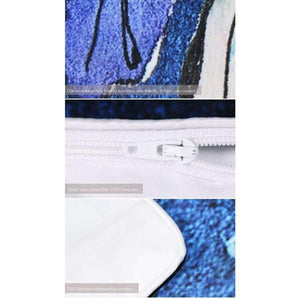 Planet Gates Bedding  Dreamcatcher Bedding Set Queen Size Feather Blue Printed Duvet Cover Boho Bedclothes 3pcs Bald Eagle Home Textiles