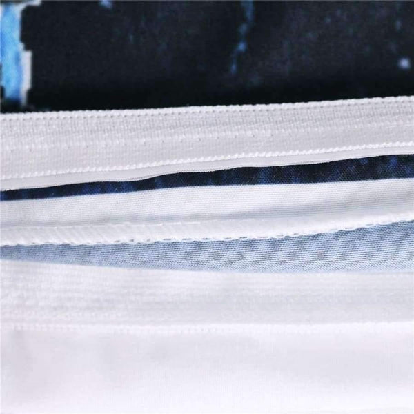 Planet Gates Bedding  Dreamcatcher Bedding Set Queen Size Feather Blue Printed Duvet Cover Boho Bedclothes 3pcs Bald Eagle Home Textiles