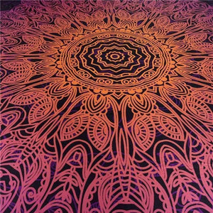 Planet Gates Bedding Outlet Bohemian Flower Bedding Set Gradient Purple Mandala Quilt Cover Set King Size Home Textiles