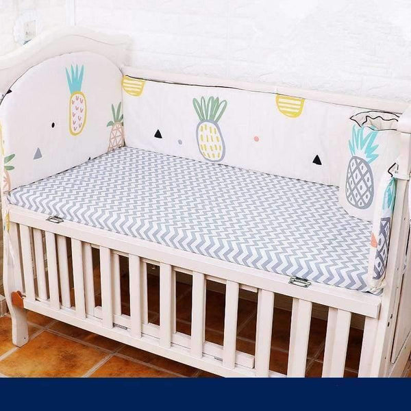 Planet Gates Bedding Sets For Baby 5 pcs/set Thickening Baby Bed Bumper Protector Baby Bedding Set Includes Bed Sheet Cotton Bumper