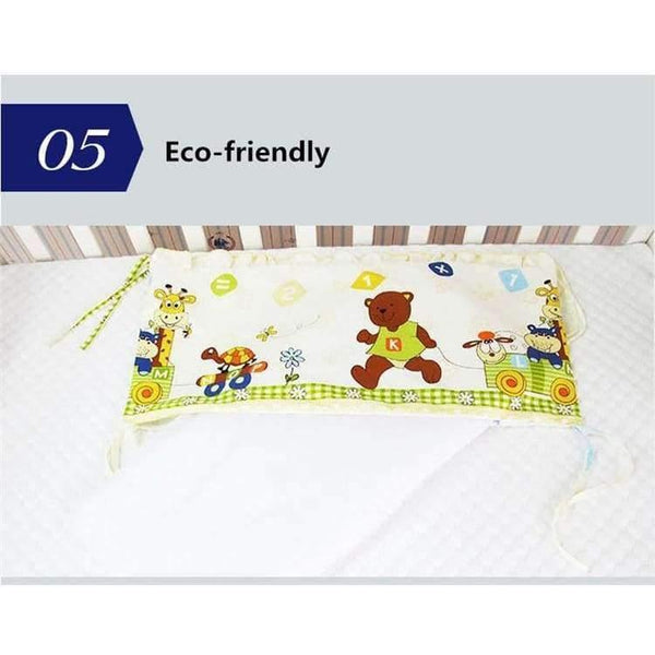Planet Gates Bedding Sets For Baby 5 pcs/set Thickening Baby Bed Bumper Protector Baby Bedding Set Includes Bed Sheet Cotton Bumper