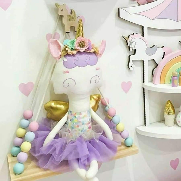 Planet Gates Bedroom Wall Shelf DIY Original Wood Beads Storage Shelf Organization Swing Shelf Home Decor Kids Room Wall Decoration