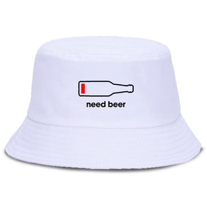 Planet Gates Beer Bottle Personalized Letter Printing Bucket Hat Men Fashion Beach Sun Women'S Fisherman Cap Hip Hop Fishing Women Bob Hats
