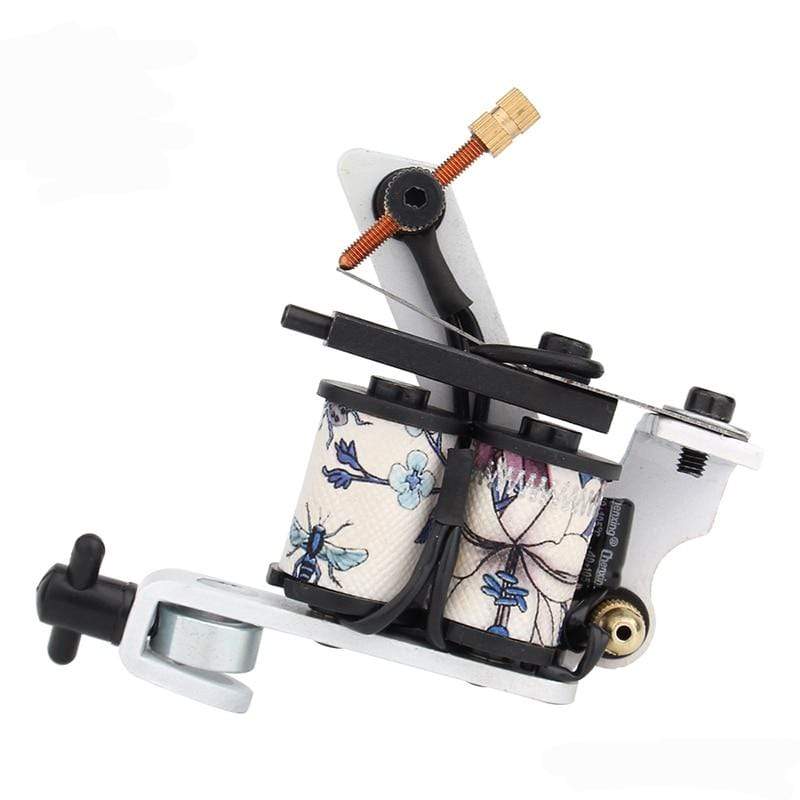 Planet Gates Beginner Tattoo Kit High Quality 8 Wrap Coils Tattoo Gun Machines Grips Needles Tips Power Supply Tatu Tattoo Supplies